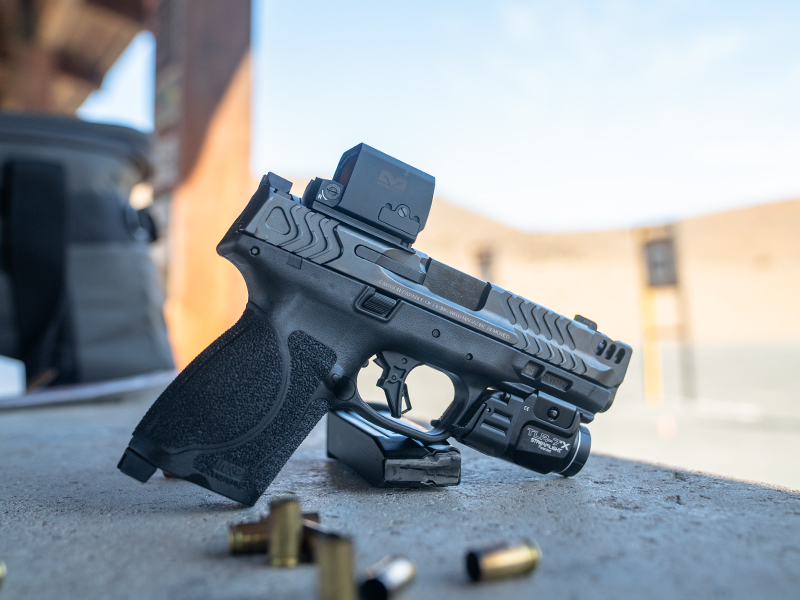 integrally compensated carry gun